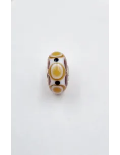 Trollbeads Unico Ambra Giallo Bianco Nero