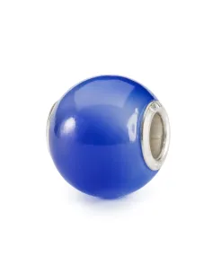 Trollbeads Agata Blu Scuro Rotonda