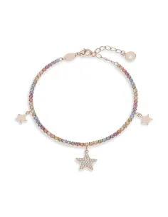 Comete Bracciale Tennis in Argento Stella